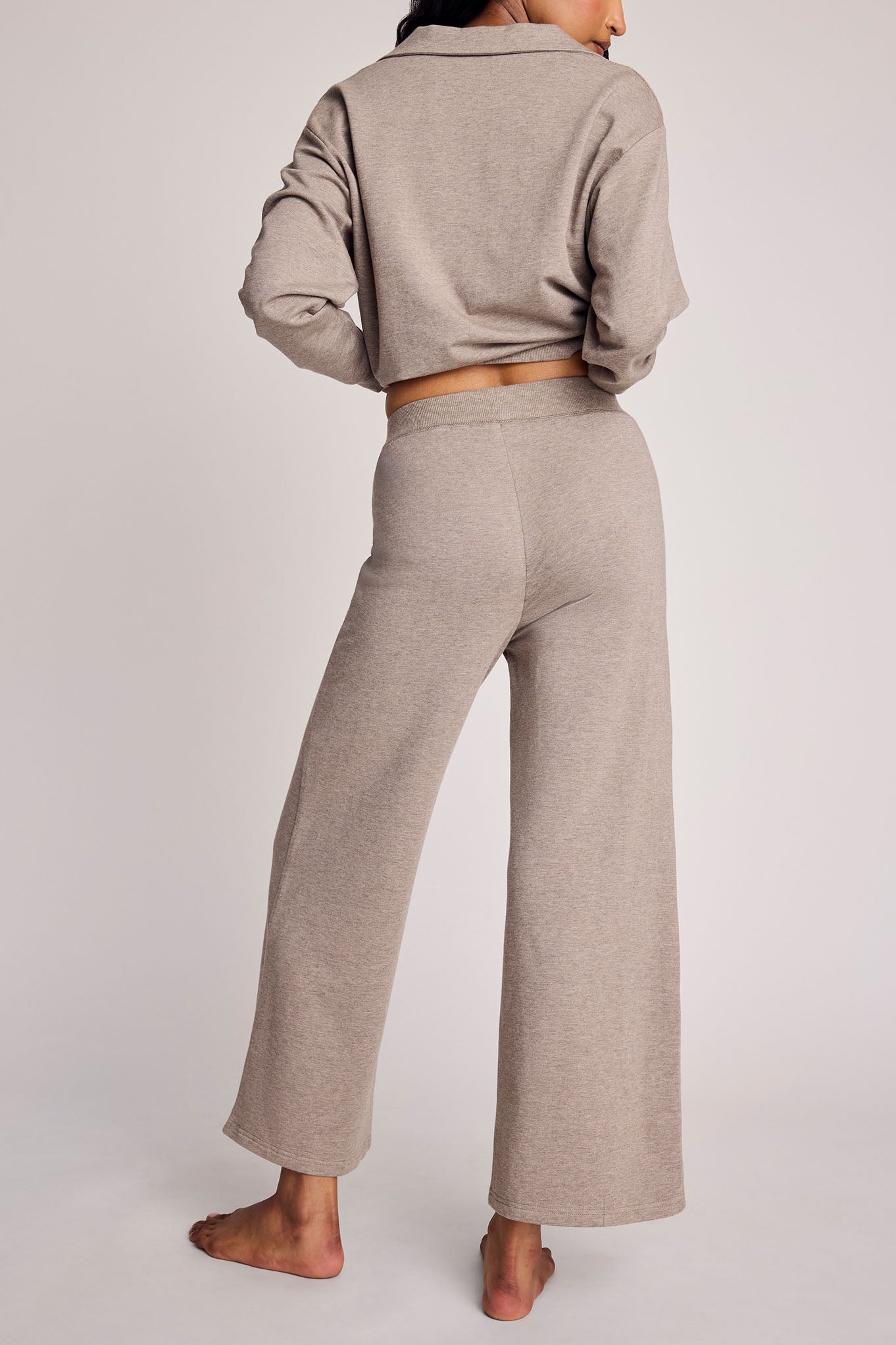 Club Crop Pant in Mink