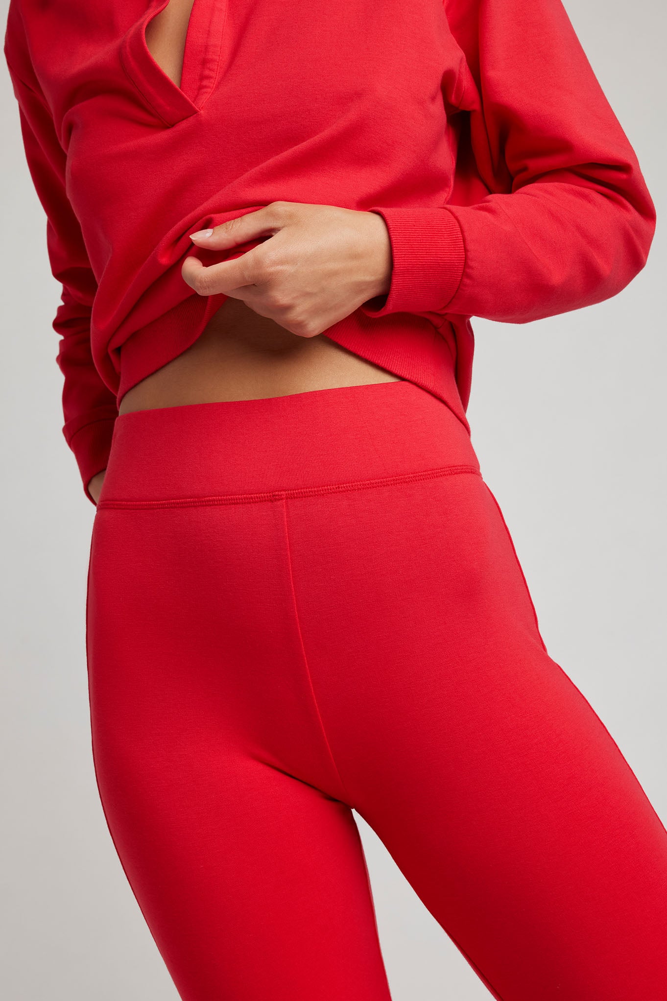 Club Flare Pant in Cherry