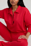 Thumbnail image #1 of Club Pullover in Cherry