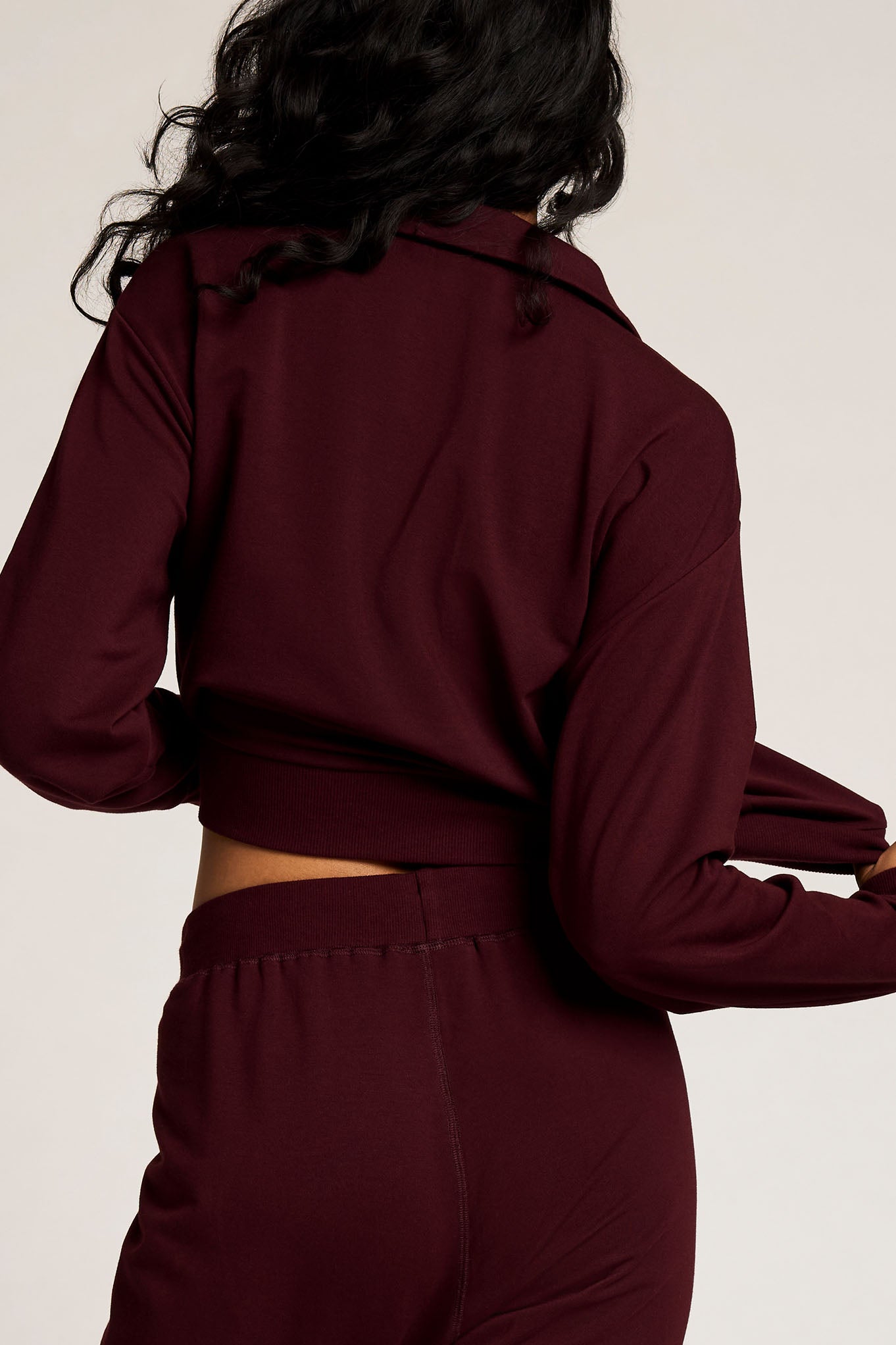 Club Pullover in Garnet