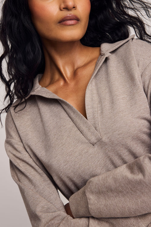 Club Pullover in Mink