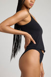 Thumbnail image #2 of Cotton Cami in Black [Santana XS]