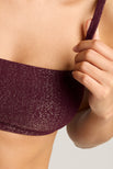 Thumbnail image #3 of Disco Bandeau Top in Garnet