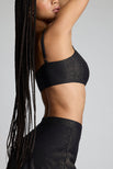 Thumbnail image #2 of Disco Bandeau Top in Black [Santana 2]