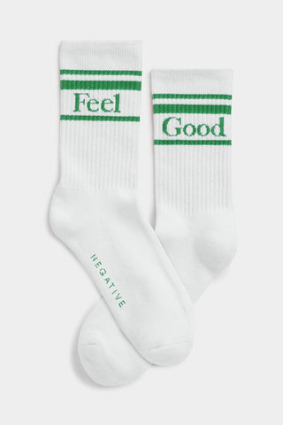 Detail view of Feel Good Varsity Sock in Field for sizer