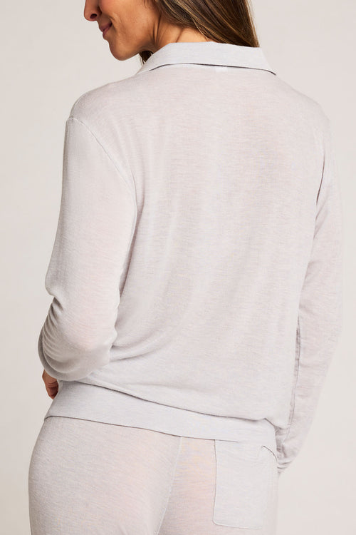 Fino Polo in Heather Grey