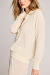 Thumbnail image #3 of Fino Featherweight Cashmere Polo in Cream
