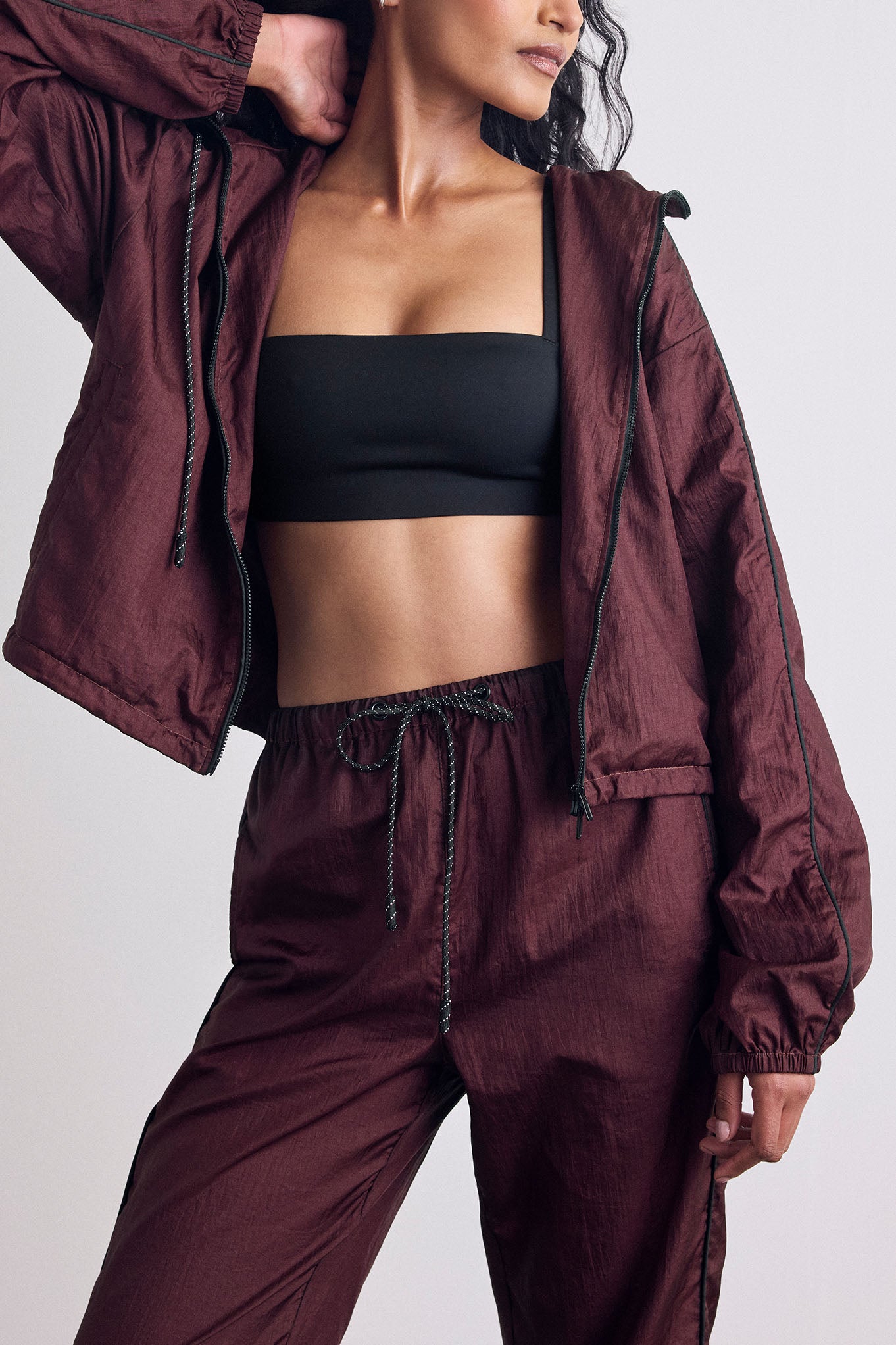 Parachute Jacket in Garnet