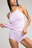 Thumbnail image #2 of Pointelle Lounge Short in Lilac [Santana XS]