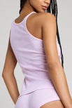 Thumbnail image #3 of Pointelle Tank in Lilac [Santana XS]