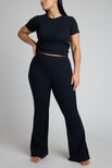 Thumbnail image #1 of Pointelle Flare Pant in Black [Neti XL]