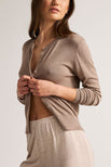 Thumbnail image #1 of Silk Cashmere Cardi in Mink