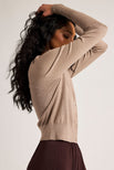 Thumbnail image #3 of Silk Cashmere Cardi in Mink