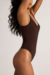 Thumbnail image #2 of Slink Tank Bodysuit in Espresso