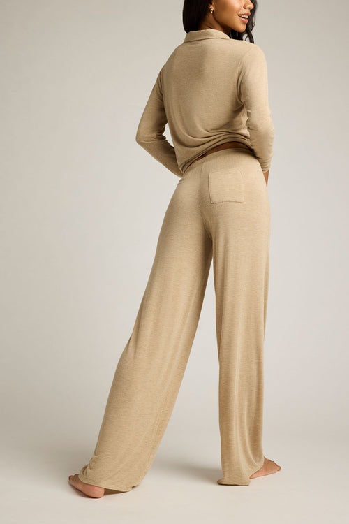 Fino Featherweight Cashmere Track Pant in Dune