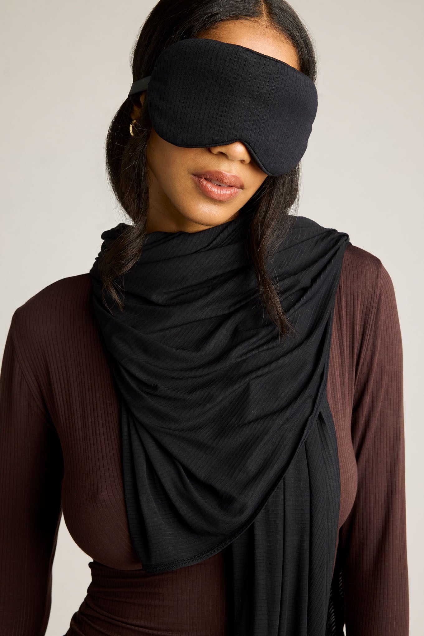 Whipped Travel Wrap in Black