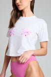 Thumbnail image #1 of Uniform Baby Tee in White: Orchid Edition [Ksenia XS]