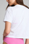 Thumbnail image #3 of Uniform Baby Tee in White: Orchid Edition [Ksenia XS]
