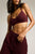 Glacé Triangle Bra in Garnet (alternate view)