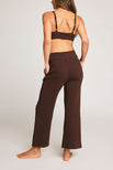 Thumbnail image #3 of Waffle Knit Cropped Track Pant in Espresso