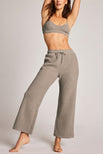 Thumbnail image #4 of Waffle Knit Cropped Track Pant in Mink