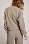 Thumbnail image #3 of Waffle Knit Deep V in Mink