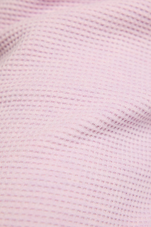 Waffle Knit Lilac fabric