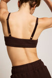 Thumbnail image #4 of Waffle Knit Lounge Bralette in Espresso