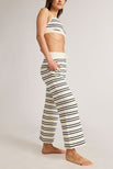 Thumbnail image #2 of Waffle Knit Cropped Track Pant in Sailor