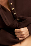 Thumbnail image #2 of Waffle Knit Pullover in Espresso