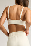 Thumbnail image #3 of Waffle Knit Lounge Bralette in Cream