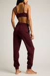 Thumbnail image #4 of Waffle Knit Jogger in Garnet