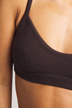 Thumbnail image #2 of Waffle Knit Lounge Bralette in Ganache