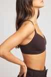 Thumbnail image #3 of Waffle Knit Lounge Bralette in Ganache