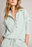 Thumbnail image #1 of Waffle Knit Pullover in Mist