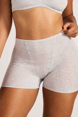 Detail view of Whipped Boxer in Cloud for sizer
