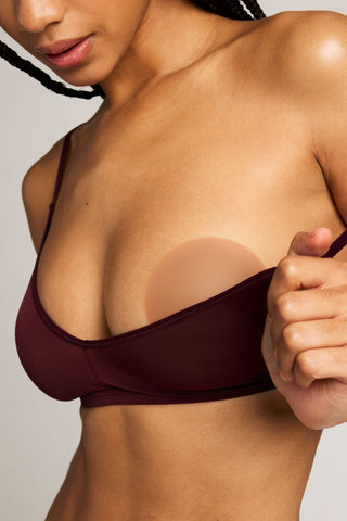 Sieve Cutout Bra in Cobalt