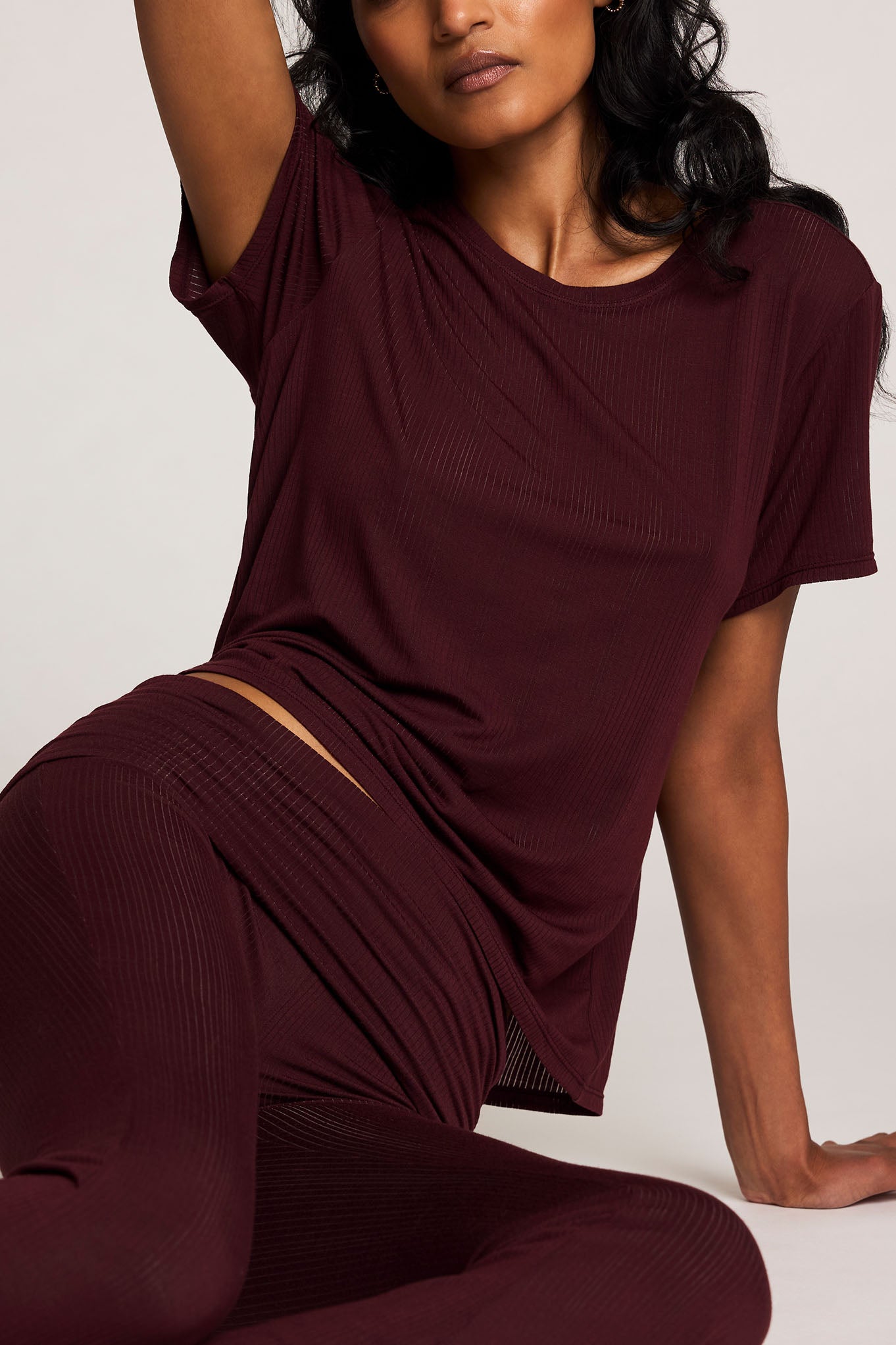 Whipped Boyfriend Tee in Garnet