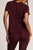 Whipped Boyfriend Tee in Garnet