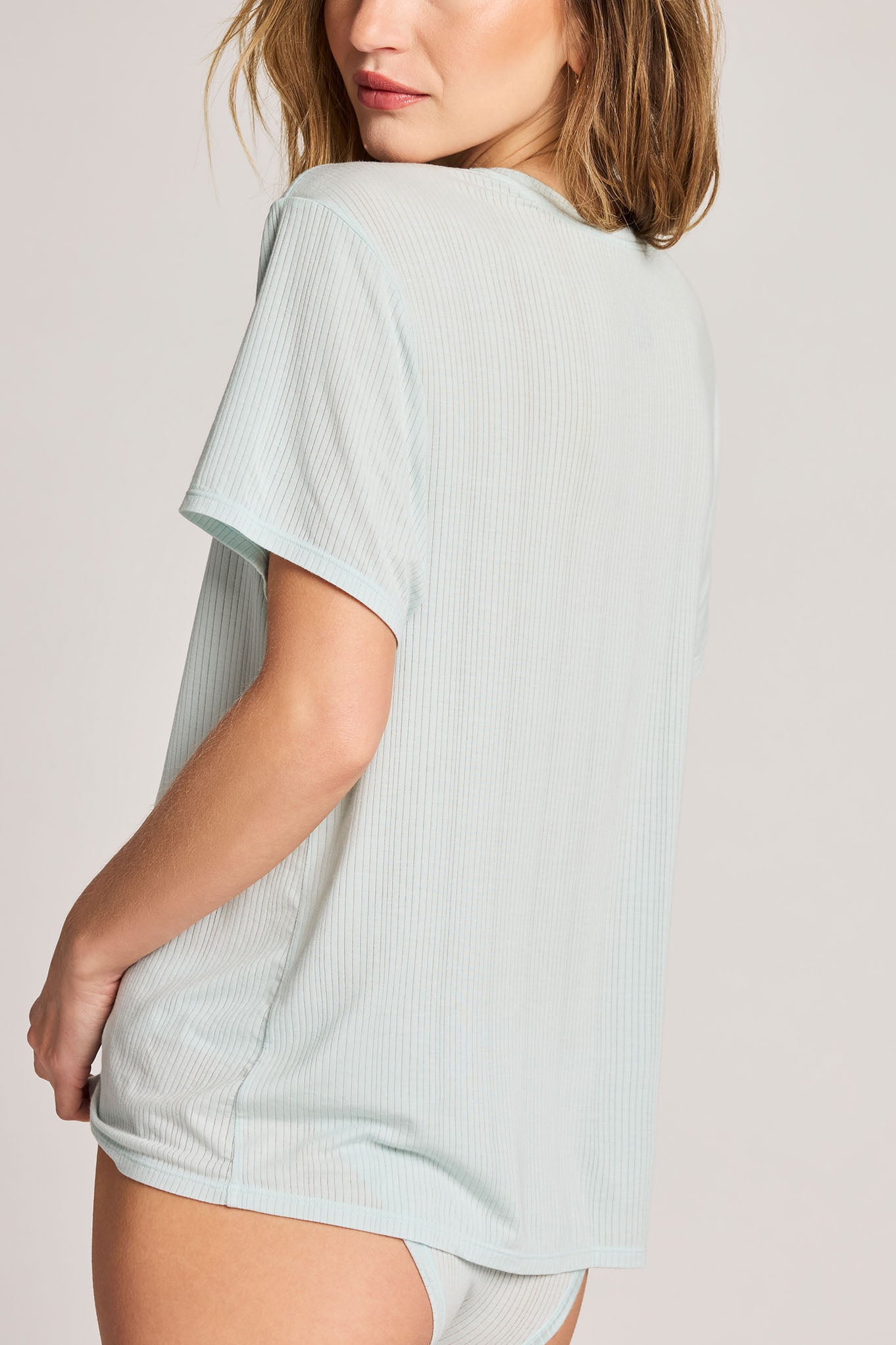 Whipped Boyfriend Tee in Mist
