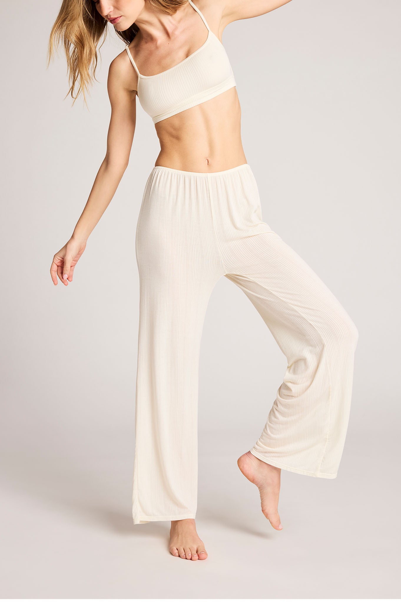 Whipped Cropped Pant in Cream