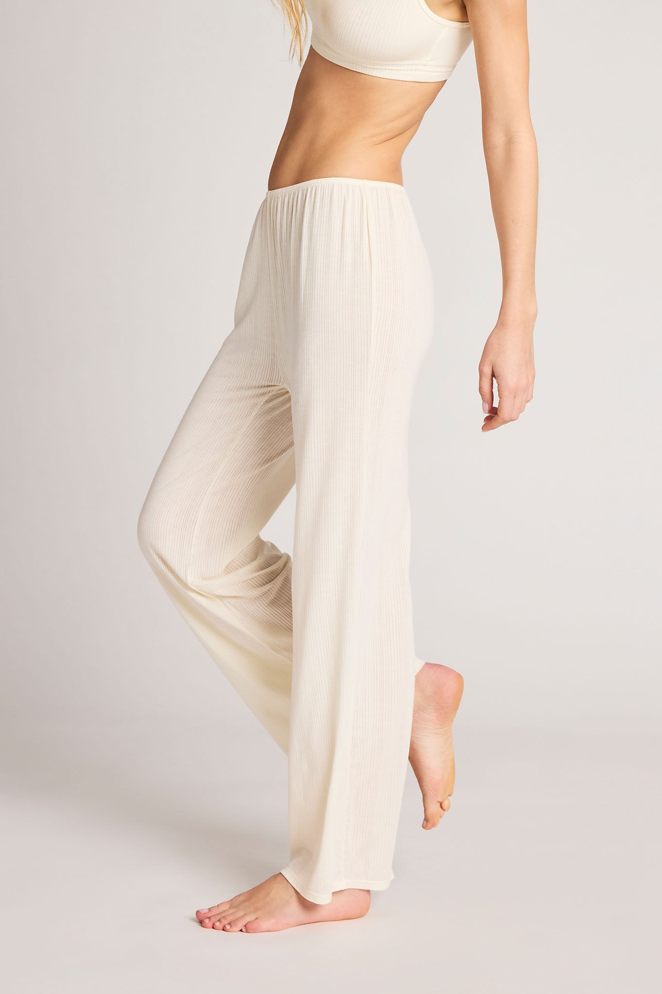 Whipped Cropped Pant in Cream
