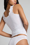 Thumbnail image #4 of Whipped Flutter Tank in White [Santana XS]