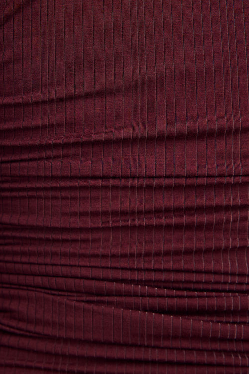 Whipped Henley in Garnet