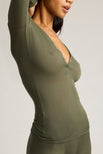 Thumbnail image #2 of Whipped Henley in Moss