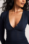Thumbnail image #1 of Whipped Henley in Navy