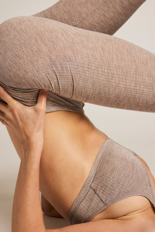 Whipped Long Underwear in Mink