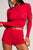 Whipped Long Sleeve in Cerise