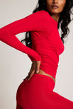 Thumbnail image #3 of Whipped Long Sleeve in Cerise