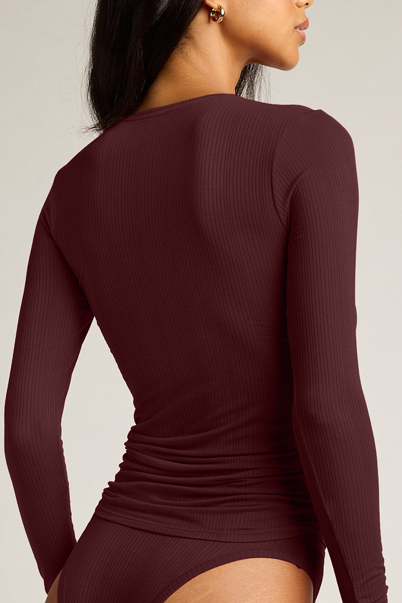 Whipped Long Sleeve in Garnet